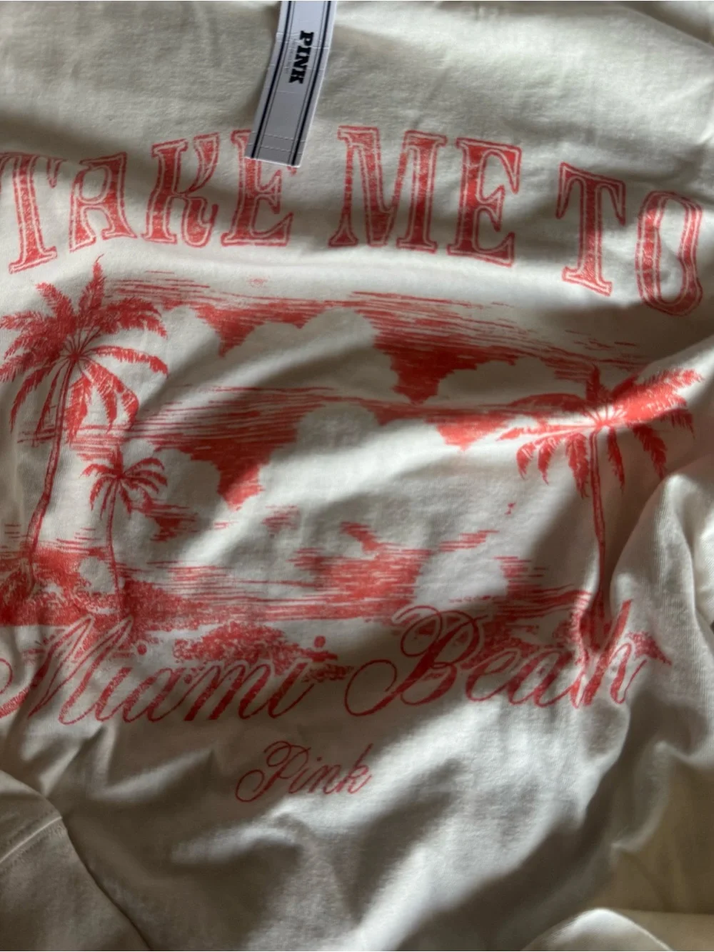 Victoria’s Secret PINK Long Sleeve Miami Beach Shirt SZ: S - Picture 2 of 7